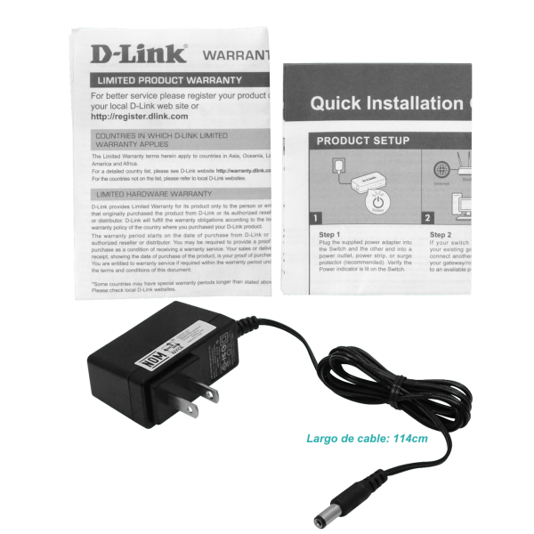 D-LINK 5-100 Switch Desktop no-Admin no-Rack inc5v/0,5A - Imagen 4