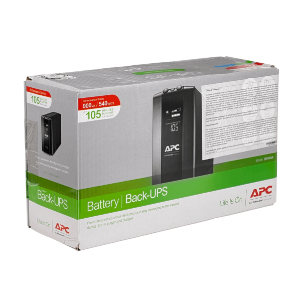 APC 68WH 1x9,4AH 900VA 540W 10ms 6-C13 1-C14 USB/Serial UPS 176-294VAC - Imagen 3