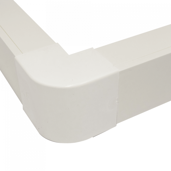 LINKCHIP 60x40mm Angulo Exterior Blanco CCA-6040-AE. p/Canaleta QN6W.