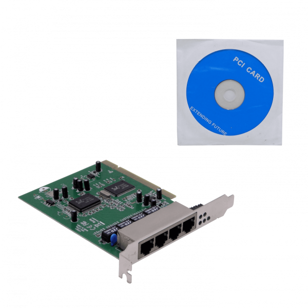 PCI-Legacy 10/100 4-100-LAN para Servidor RTL8100CL RTL8305SC - Imagen 2