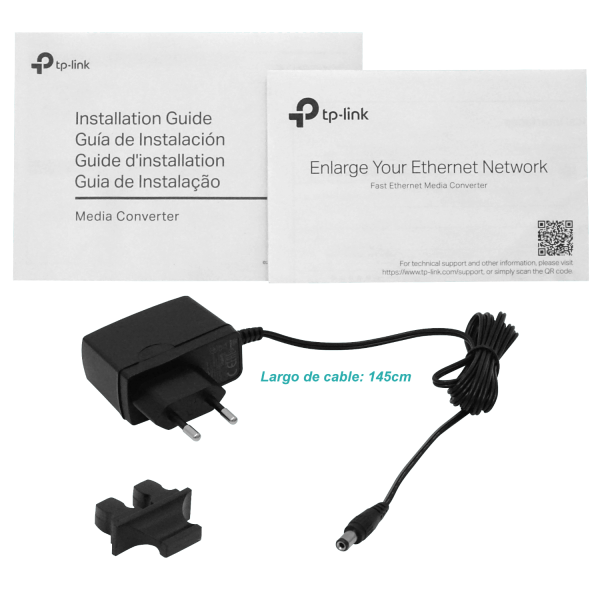 TP-LINK SM MONOMODO TRANSCEIVER 100MBPS 2-SC 20KM Plug-5,5x2,1mm - Imagen 6
