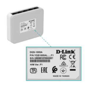 D-LINK 5-1000 Gigabit Switch Desktop no-Administrable no-Rack