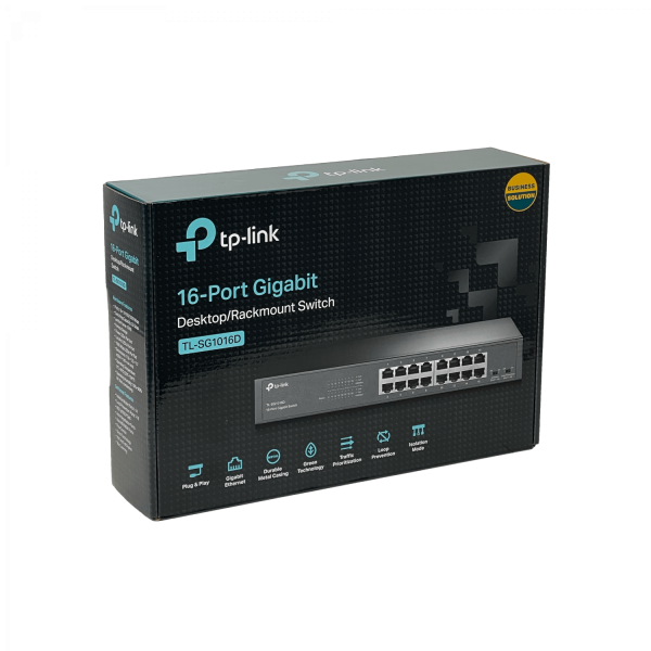 TP-LINK 16-1000 Angosto Gigabit Switch no-Administrable Rack - Imagen 5