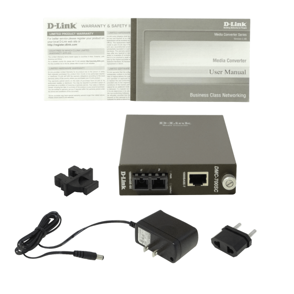 D-LINK solo-1000mbps MM 2-SC 850nm 550mt Convertidor Medio Transceiver - Imagen 6