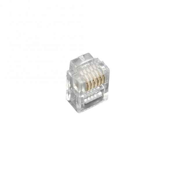 LINKMADE 10-unids RJ12 6P6C Macho Conector Crimpeable RJ25 - Imagen 4