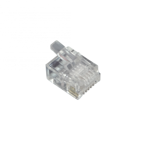 LINKMADE 10-unids RJ12 6P6C Macho Conector Crimpeable RJ25