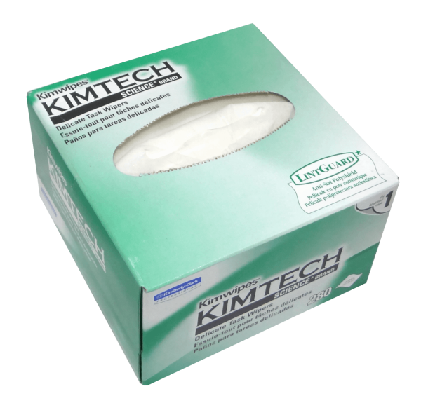 KIMWIPES 11x21cm 280-Panos Antiestaticos p/Fibra Optica Lintguard Limp - Imagen 2