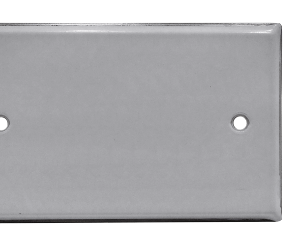 LINKMADE CIEGO FACEPLATE METALICO 70x114mm