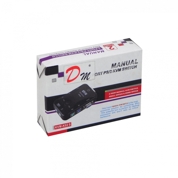 KVM 2-PS2-VGA requiere-Cables no-req-Fuente-Poder - Imagen 4