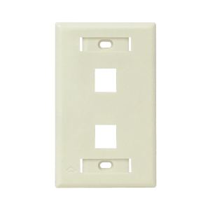 FURUKAWA para 2-Keystone Faceplate Blanco Plano 2P 70x114mm 35050017