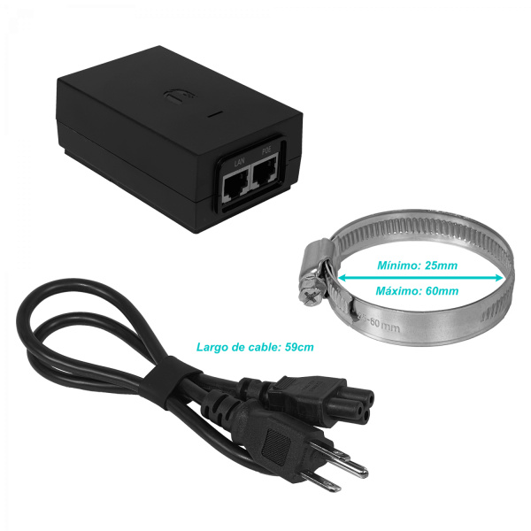 UBIQUITI 5-1000-PoE-24V 1-SFP inc-PoE24V30W Router Exterior Regleta24V - Imagen 8