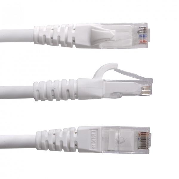 LINKMADE 10mt Cat6 U/UTP Blanco LSZH Cable Patch Inyectado Multifilar - Imagen 3