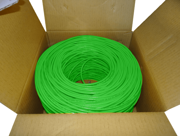 LINKMADE LSZH Verde CAT6 UTP 300mt Unifilar Cobre Caja Cable Taiwan - Imagen 3