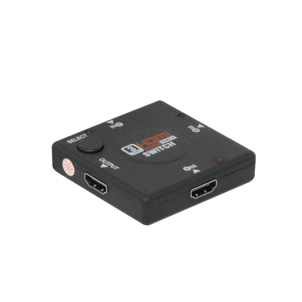 Switch 3-in 1-out 4-HDMI-H v1.2 1920x1200 1080p 225MHz 6x6x1,5cm - Imagen 3