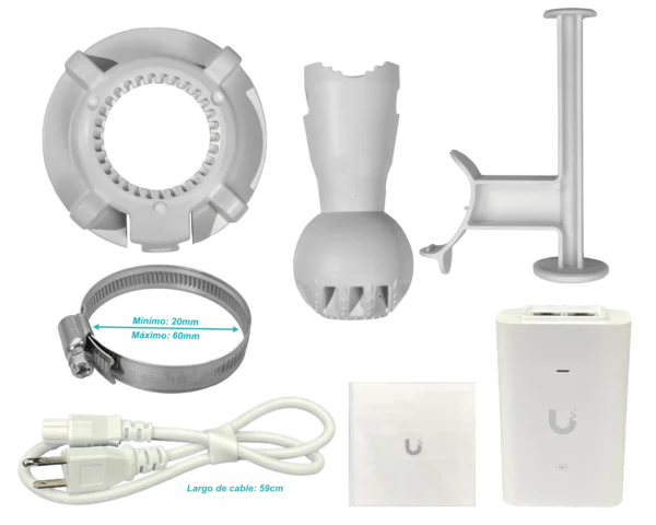 UBIQUITI 1km 28/9dBi 60/5GHz 1-1000 inc-Poe48V 152mm 1gbps-duplex BT