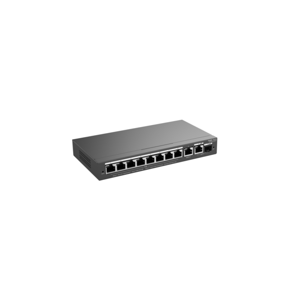 REYEE SWITCH CLOUD MANAGED ADMIN L2 8 PUERTOS GIGA POE AF/AT 120W 1 PUERTOS GIGA 1 COMBO GIGA  SFP DC 54V/ 2.4A