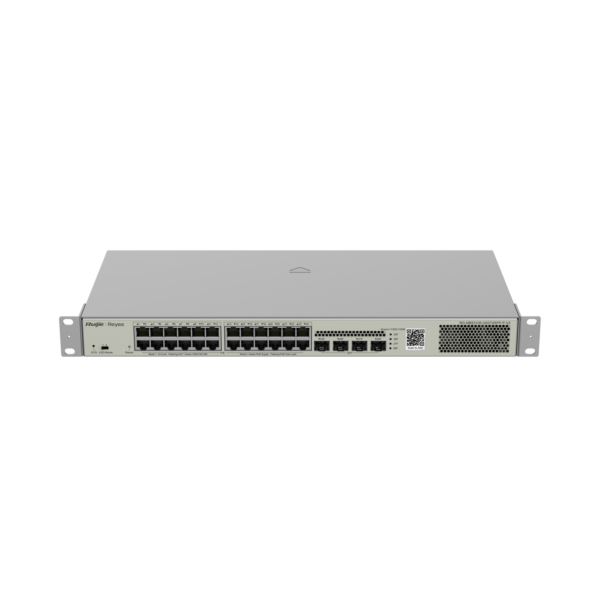 REYEE SWITCH CLOUD MANAGED ADMIN L2 24 PUERTOS GIGA POE 370W  4 SFP