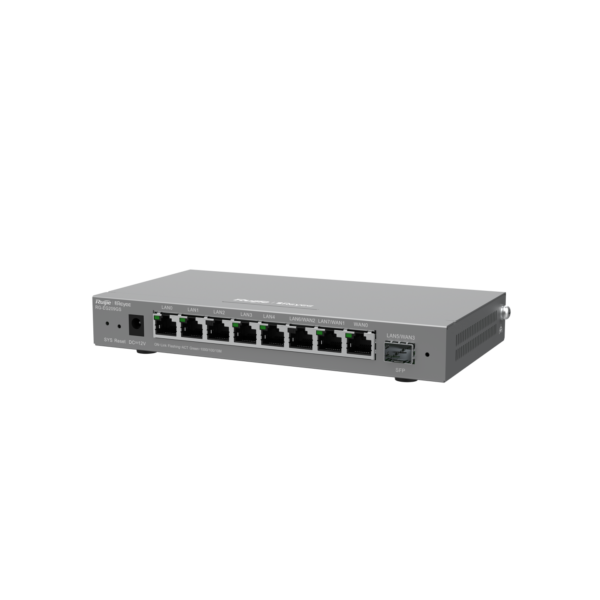 REYEE ROUTER CLOUD MANAGED  200 USUARIOS MULTI WAN, 1 SFP WAN/LAN, 3 LAN/WAN GIGA, 5 LAN GIGA DC 12V/1A