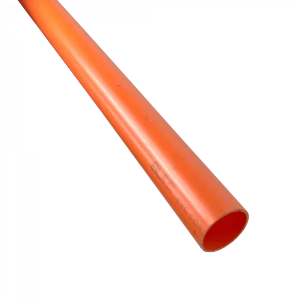 3mt x 40mm Naranjo Tubo Conduit PVC Certificacion SEC
