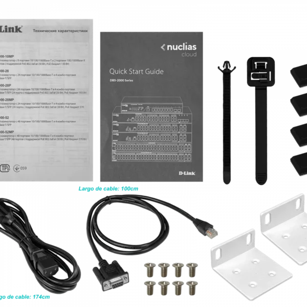 D-LINK Switch 24-1000 4-1000 4-SFP Console Admin L2 Rack RS232-RJ45