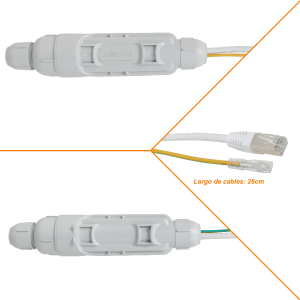 MIKROTIK exterior Protector Sobretension Rayos Estatica Surge IP67