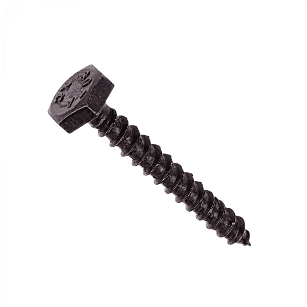 100-unids. Tornillo Tirafondo 3/16 X 1.1/2-pulgadas Negro 603048001