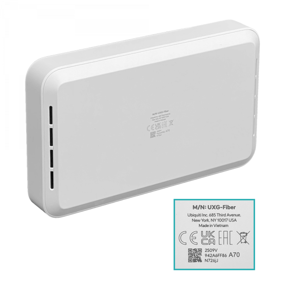 UBIQUITI 4-2500 1-10G 2-SFP+ IDS/IPS SD-WAN UniFi Gateway inc-54V - Imagen 4