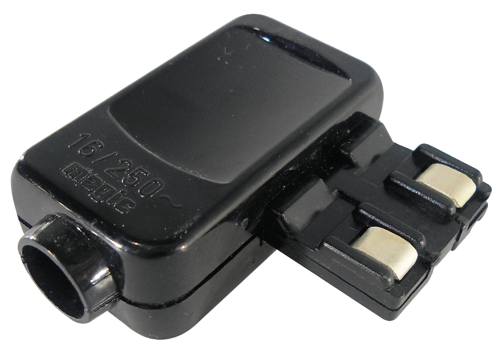 BTICINO 2300 ENCHUFE MACHO SEGURIDAD 16A 2P+T MAGIC - Imagen 2