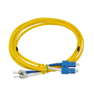 3mt ST/UPC-SC/UPC MonoModo SM Duplex Jumper Cable Fibra 9/125um 3mm