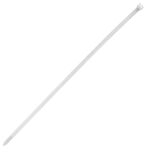 50-un 400x7,2mm Blanca Amarra Plastica Nylon 7.2x400mm