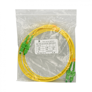 3mt SC/APC-SC/APC MonoModo SM Duplex Jumper Cable Fibra 9/125um LSZH