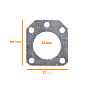 LINKMADE p/52mm Placa Repuesto para Mastil Guy Plate