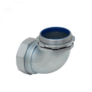 Metalico 75mm Codo Prensa Estopa para Flexible Aislacion IP65