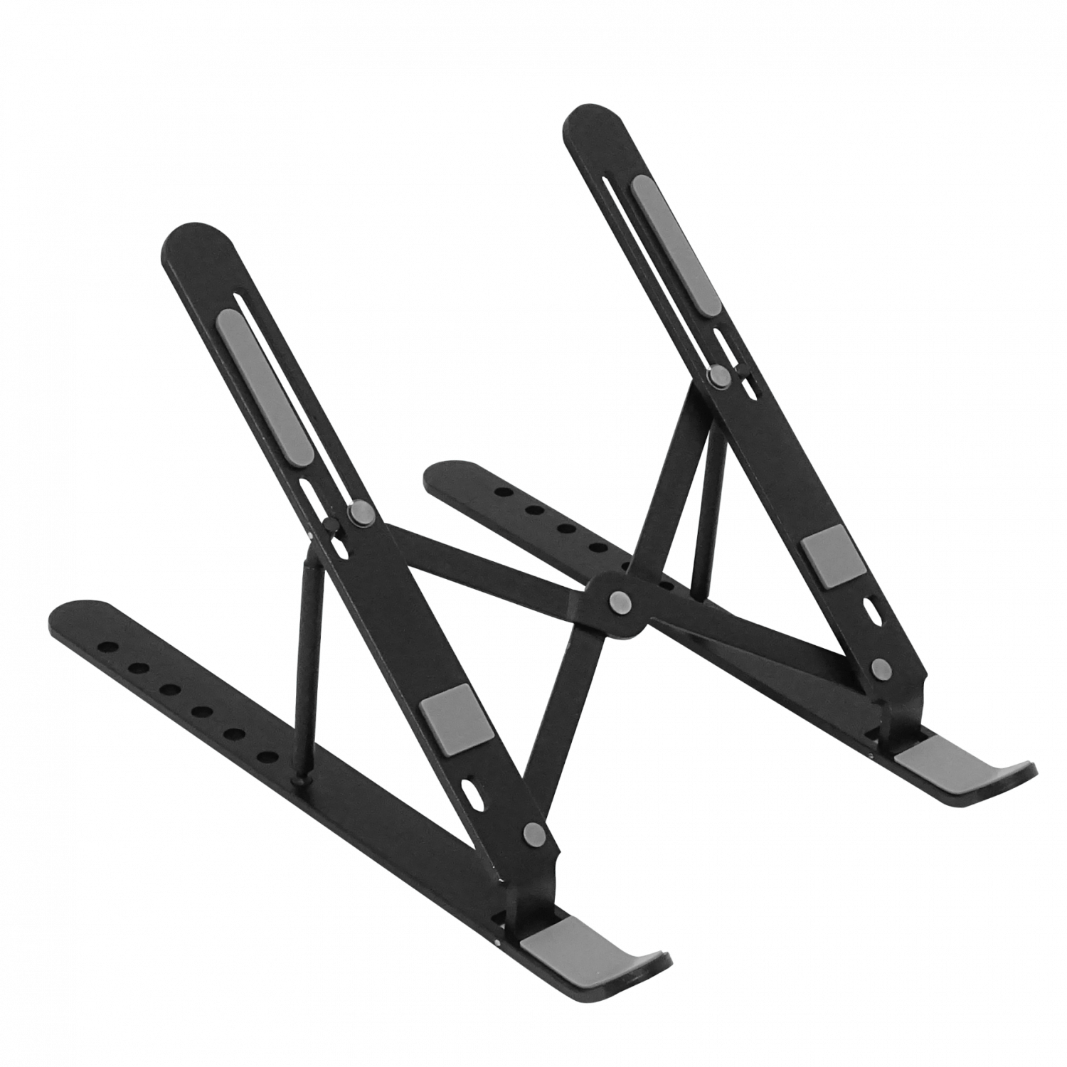Soporte de Aluminio Negro para Portatil 6,5-21,5pulg 255x155x145mm