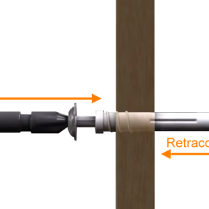 DRYWALL Volcanita-9mm Tarugo-Tornillo-M6.3x54mm-Autoperfora 25-unids