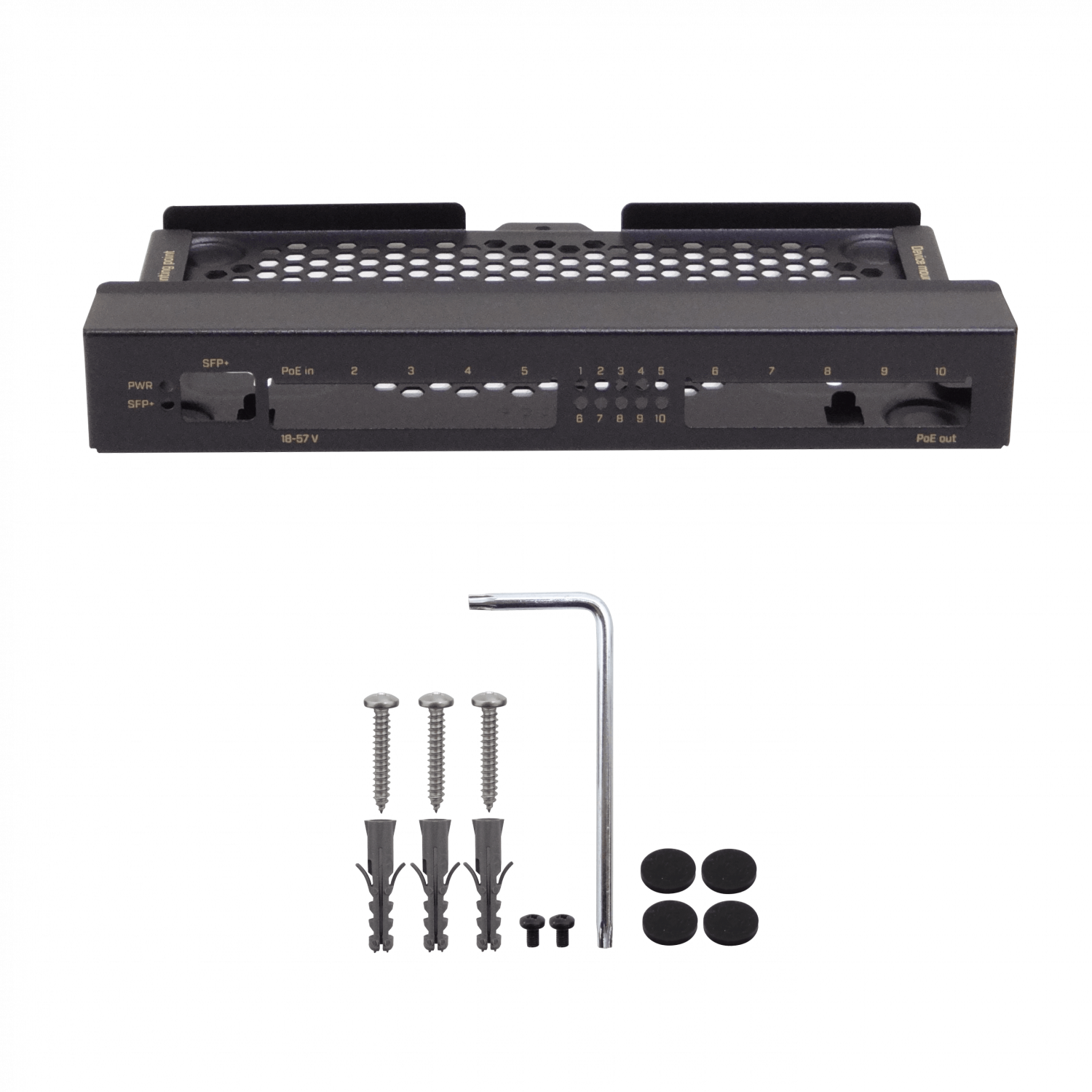 MIKROTIK para serie RB4011 Soporte Mural 230x33x151mm