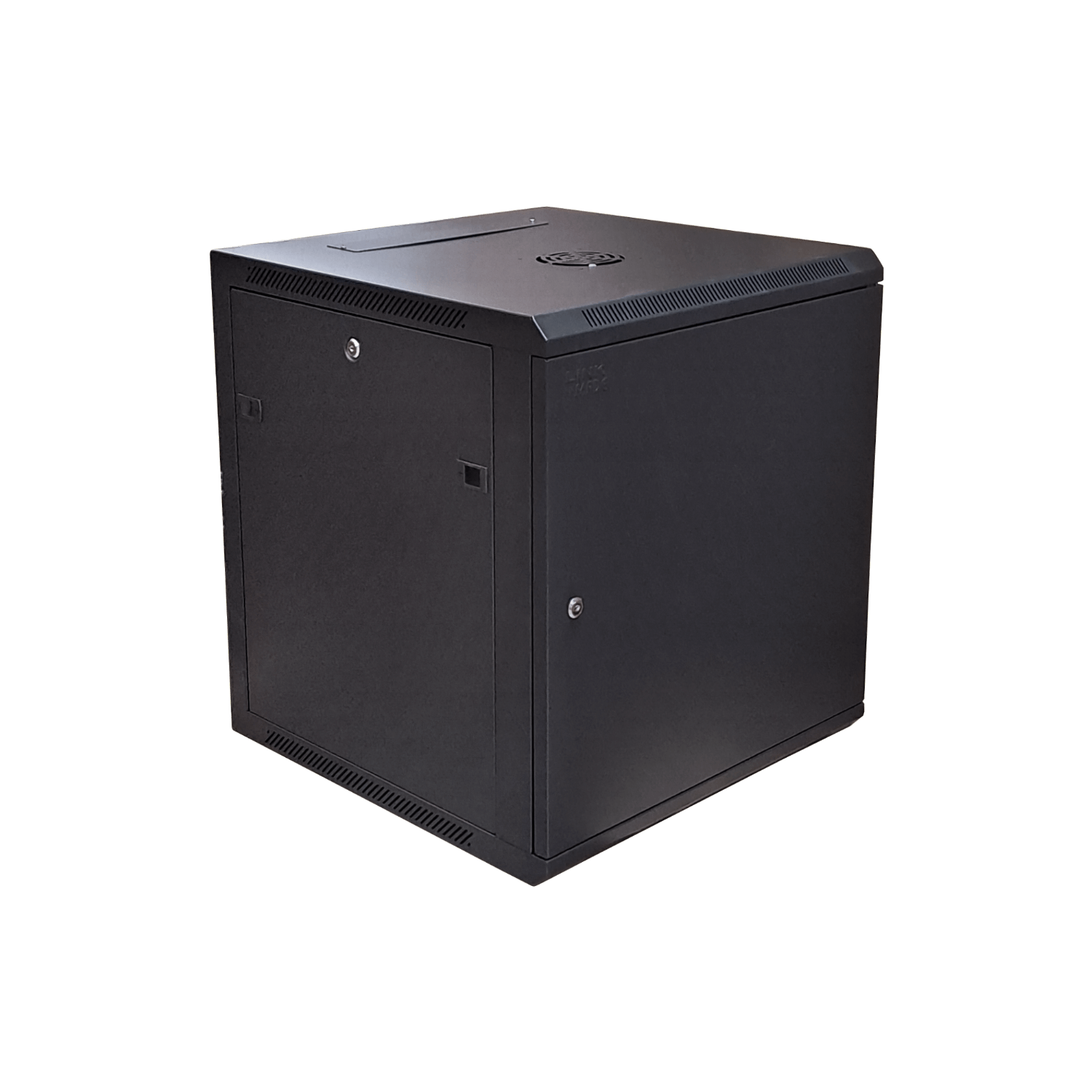 Rack 12U ciego Fondo-60cm Ancho-19p Mural-Pared Alto-64cm