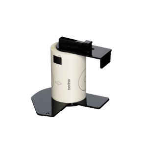 Brother 58mm-Diametro 100-Etiqueta/CD-DVD Plastificado Blanco p/QL-700