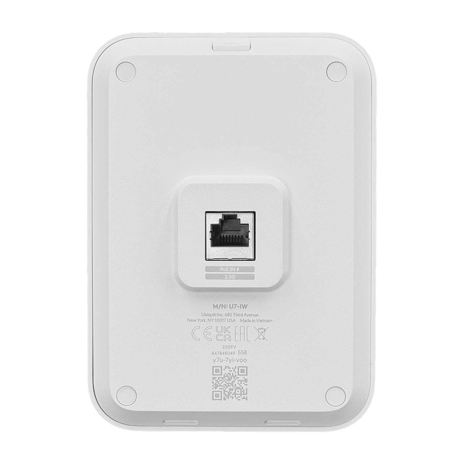 UBIQUITI WiFi7 5Gbps 3-2500-i/o 2,4/5GHz 688/4300mbps 4/5dBi req-PoE++ - Imagen 5