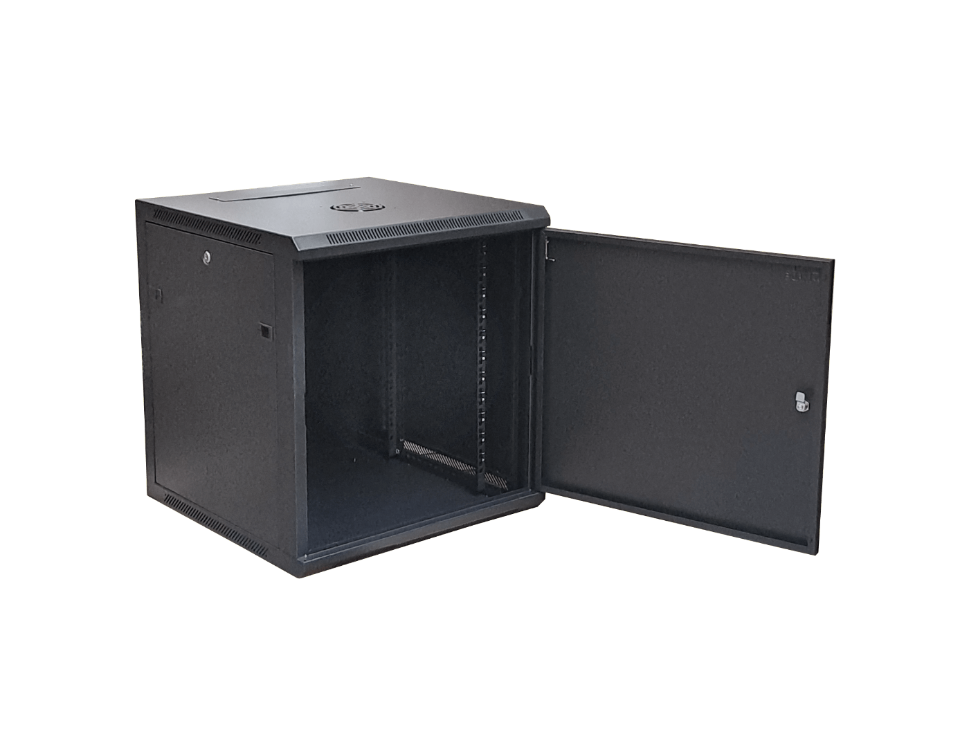 Rack 12U ciego Fondo-60cm Ancho-19p Mural-Pared Alto-64cm - Imagen 3