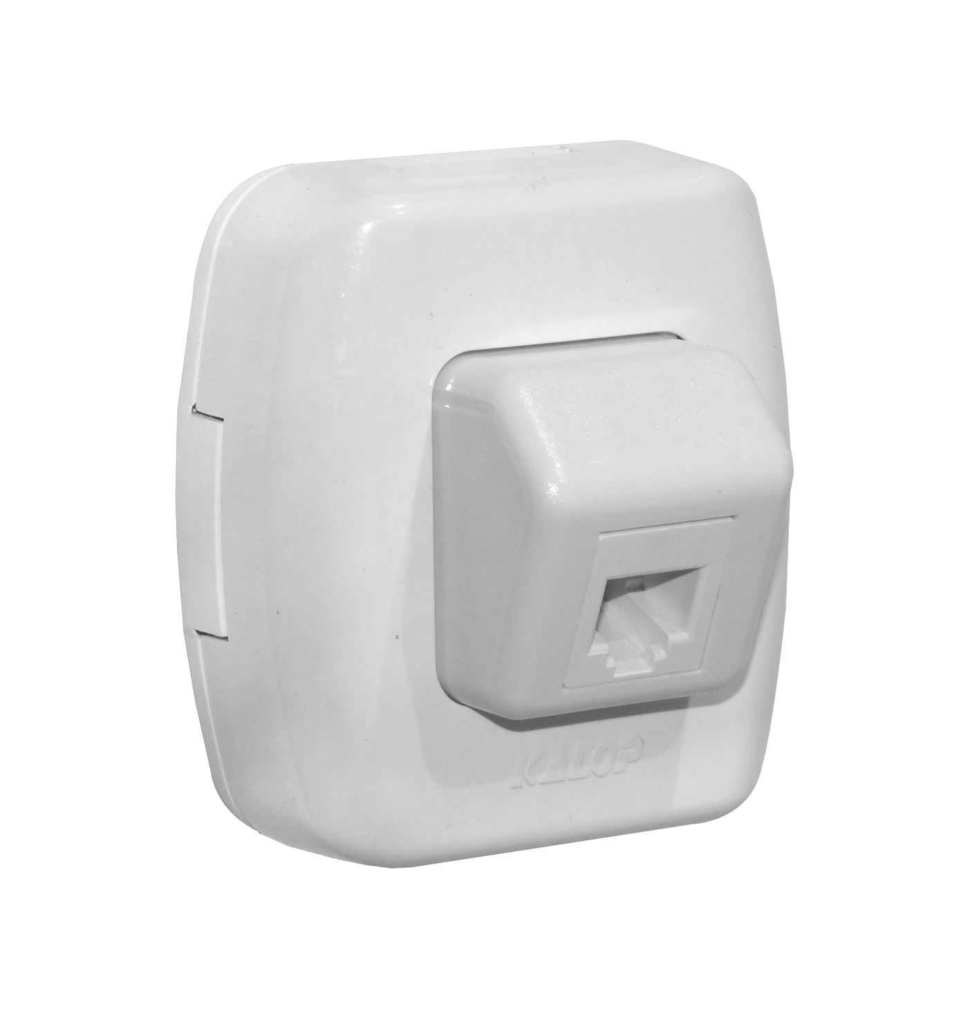 KALOP Roseta RJ11/RJ14 6P4C Telefono Sobrepuesta Tekna Blanca KS39656 - Imagen 5