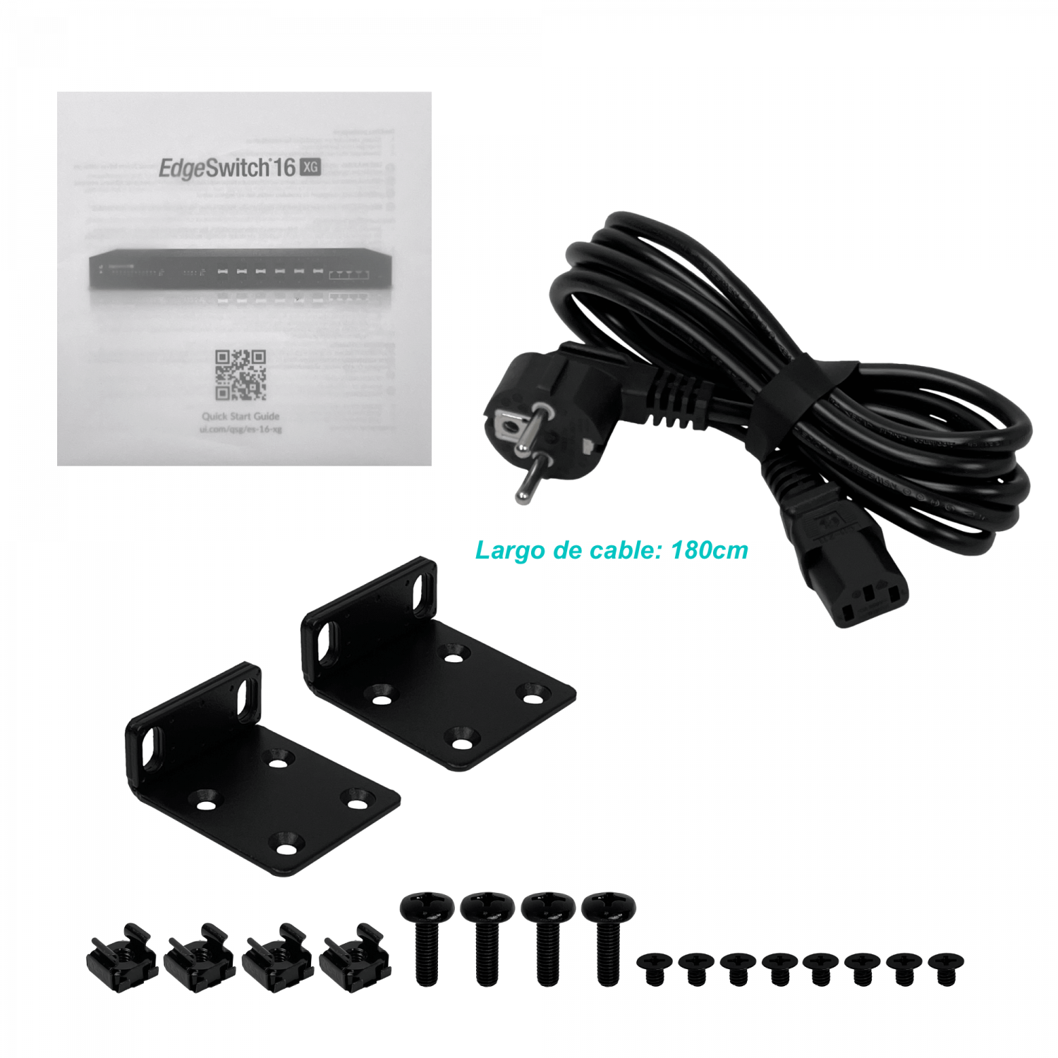 UBIQUITI 12-SFP+10G 4-10G Console-RJ45-RS232 Switch Rack Admin AC/DC - Imagen 5