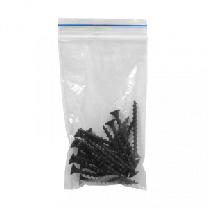 20u. 6 x 1 1/2 Largo-39mm Negro Volcanita Cruz Tornillo Punta 1,5p