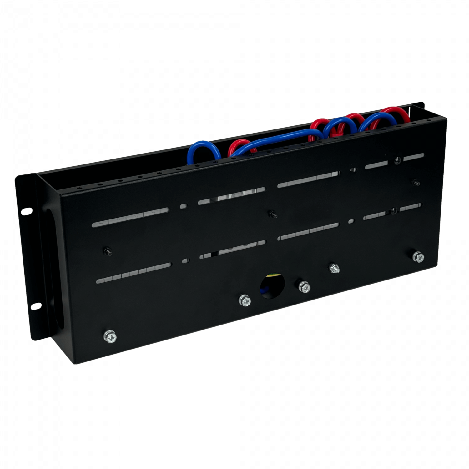 63A 1-Fase Sistema de Transf Manual 5-out-AC 1-SchukO 7-out-DC Rack 4U - Imagen 4