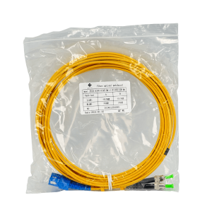 5mt SC/UPC-ST/APC MonoModo SM Duplex Jumper Cable Fibra 3.0mm 9/125um