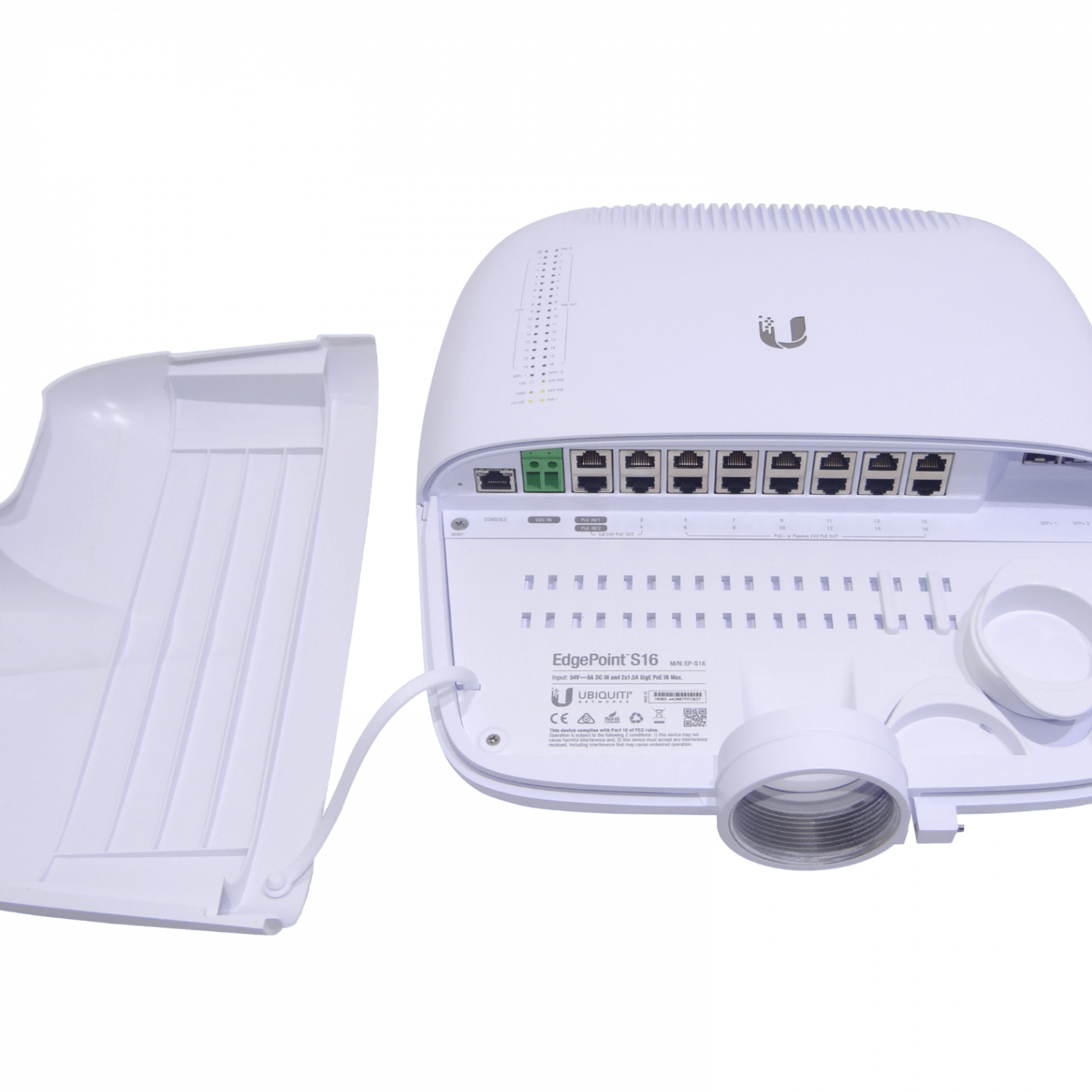 UBIQUITI 16-1000-PoE(24V 48af 52at 54V) 2-SFP+10G Console Switch Admin - Imagen 7