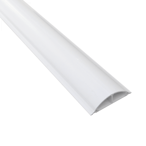 LINKCHIP 100x25mm 2mt 2,15mmx1,90mm  PVC Canaleta de Piso Blanca