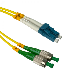 3mt FC/APC-LC/UPC MonoModo SM Duplex Jumper Cable Fibra 9/125um 3mm