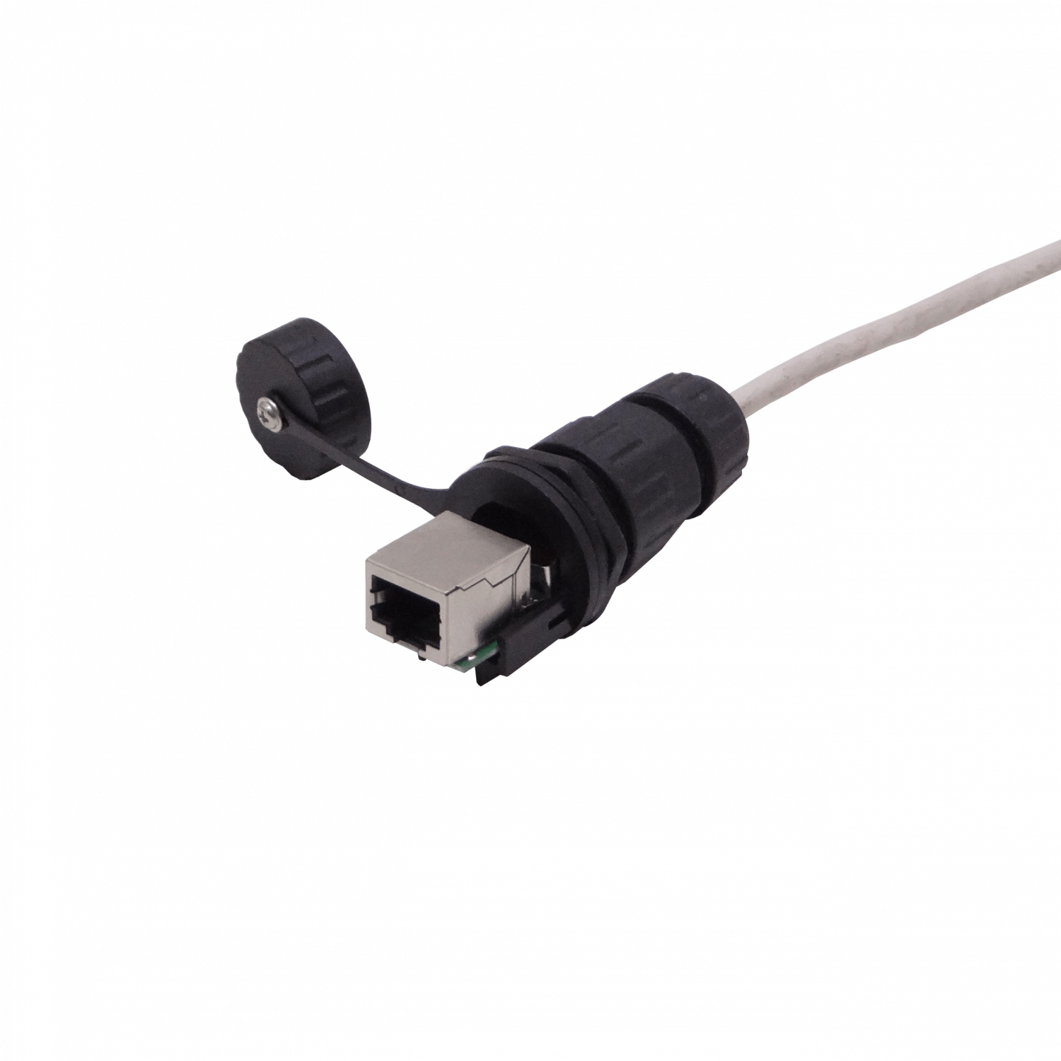 Copla y Cabeza RJ45 STP FTP Exterior M20 IP67 p/Caja Hembra-Hembra