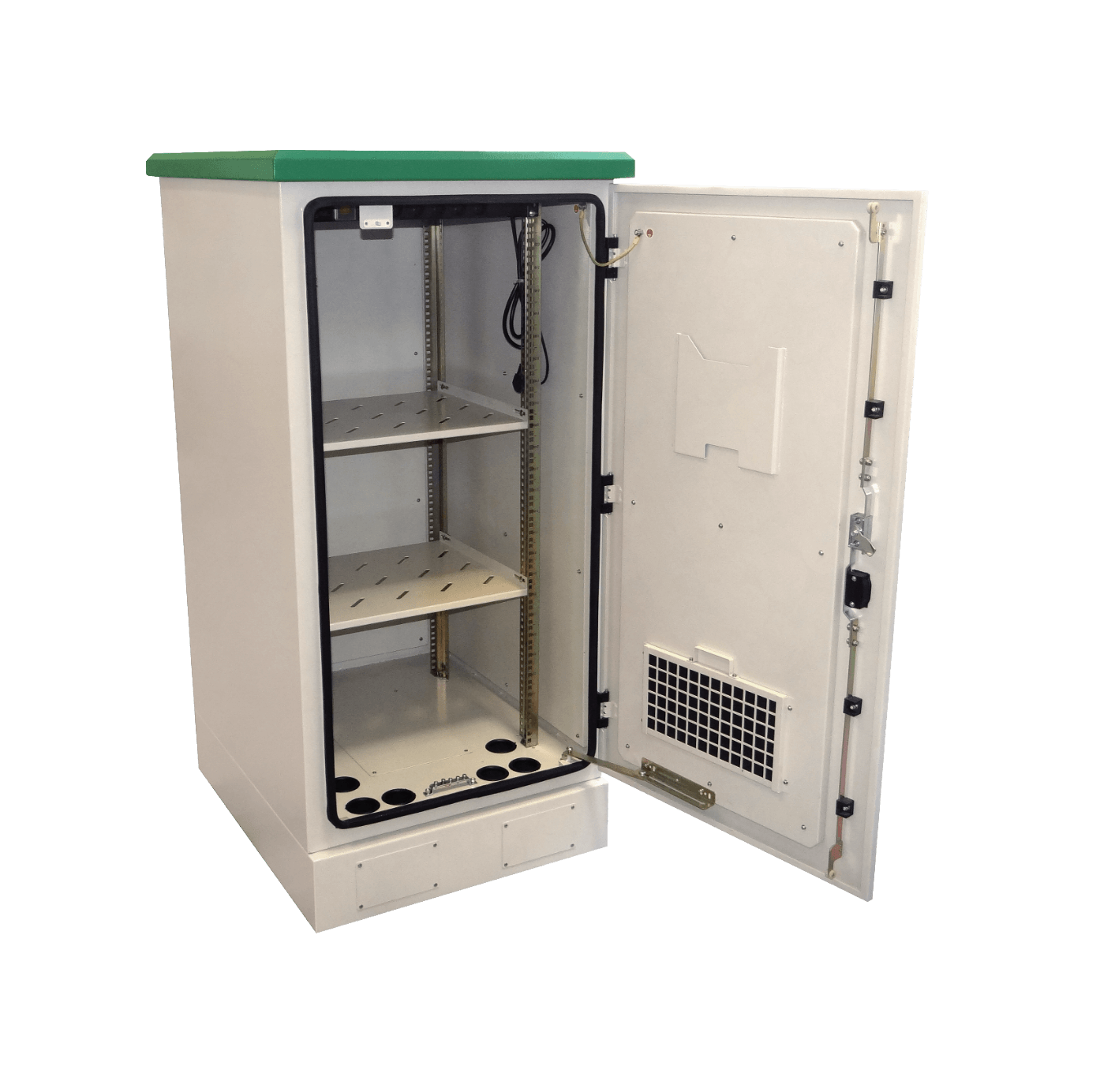 LINKMADE 22U 644x780mm Rack Exterior-Piso IP65 PDU Bandjs Vents Tamper - Imagen 2